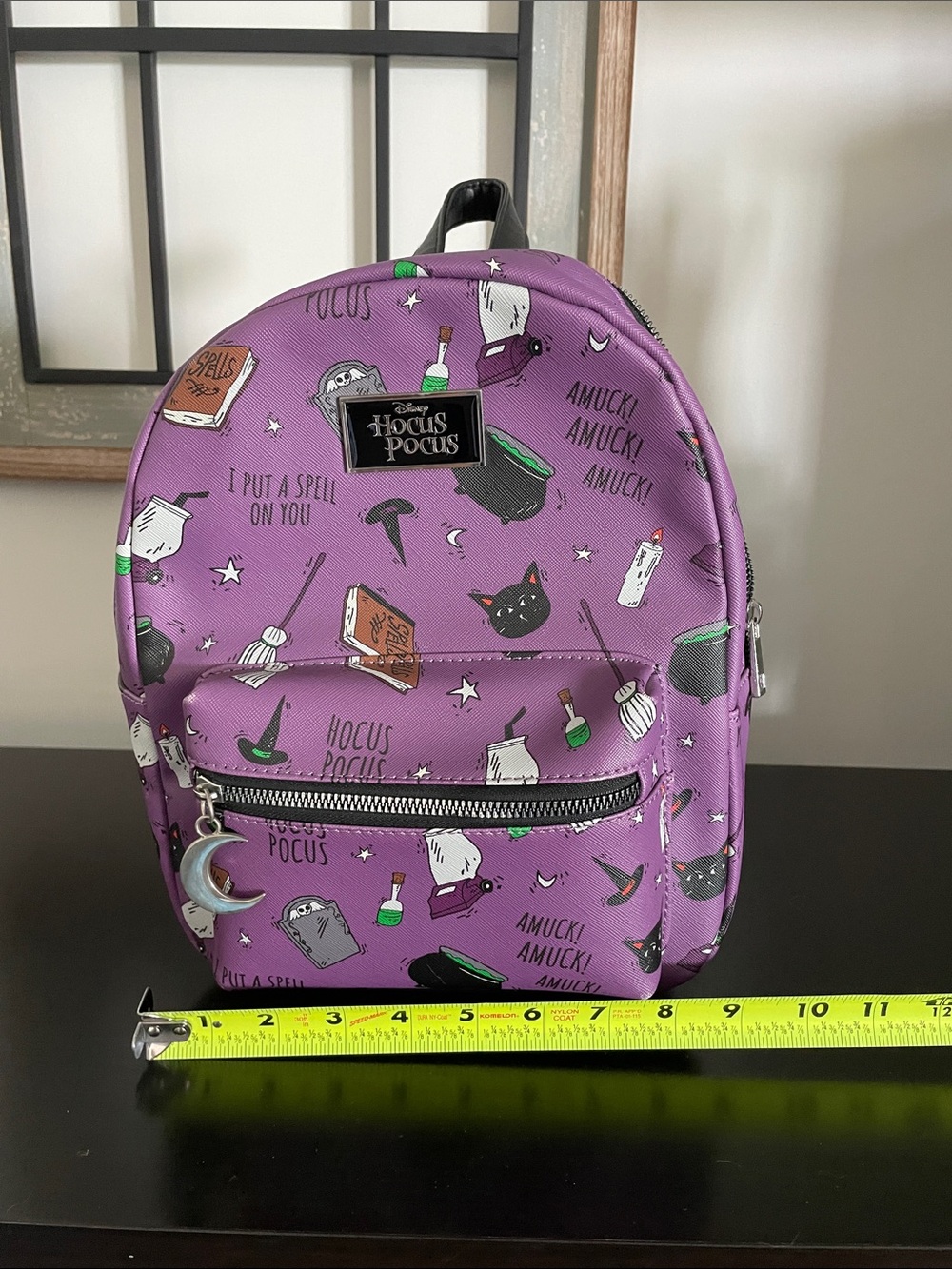 Disney Hocus Pocus Purple Mini Backpack - Picture 7 of 7